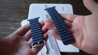 Apple Watch Ultra Midnight Ocean Band Unboxing & First Impressions