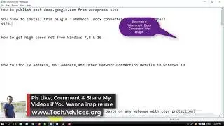 How to post from google docs to wordpress with one click