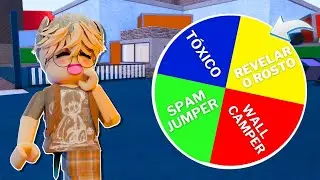 REVELEI MEU ROSTO? DESAFIO DA ROLETA NO MM2 (Murder Mystery 2)