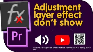 adjustment layers effects not showing in Premier Pro troubleshoot
