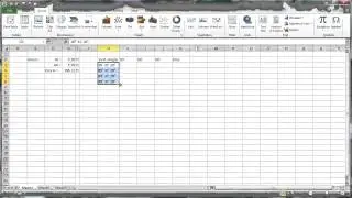 Vertical Angles in Excel