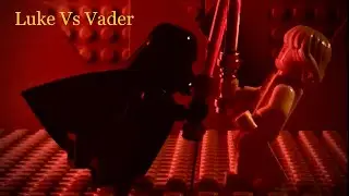 Luke Vs Vader Lightsaber Battle Test Animation - Lego Star Wars StopMotion