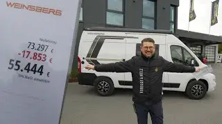 -17.853,- € Wohnmobil Preise fallen 💥 Weinsberg Carabus 540 MQ mit Dusche Küche Ess- Schlafzimmer