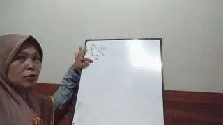 perbandingan sisi - sisi pada segitiga siku-siku sudut 45⁰