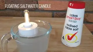 This Candle Light Needs No Battery — Just Add Saltwater and It Floats