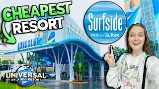 CHEAPEST Universal Orlando Hotel: Universal's Endless Summer - Surfside Inn & Suites Tour!
