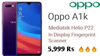 Oppo A1k unboxing | Specifications, Price, Release Date, Features, Review,Oppo A1K (2019)