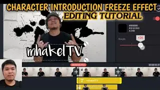 HOW TO EDIT VIDEO WITH CHARACTER INTRODUCTION FREEZE EFFECT (KINEMASTER TUTORIAL)