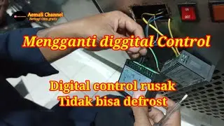 Mengganti diggital control elitech (under counter chiller) #subscribe #support