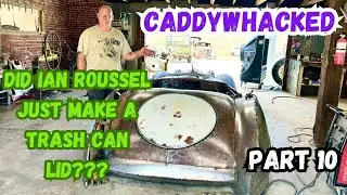1938 Kustom Cadillac: Ian Roussel Fabs What Some Might Say Is A Trashcan Lid!  😂😂😂