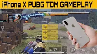 iPhone X pubg mobile TDM gameplay on m24 || response || kill timing