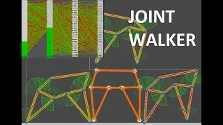 Evolving Neural Networks Of Joint Segmented Line Creatures