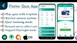 flutter Quiz app | Flutter Complete code