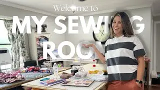 Let me Show you My Sewing Room- Sewing Room Tour!
