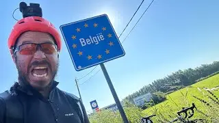 BELGIUM CYCLING, Cruzando la frontera de BÉLGICA-FRANCIA.