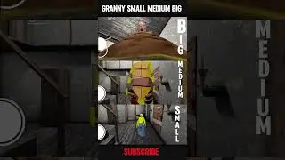 Granny Big Vs Medium Vs Small Comparison #shorts #ytshorts #granny #youtubeshorts#shortsfeed#viral