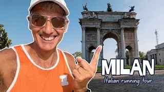 Running Tour of Milan 🇮🇹 | Exploring Italy’s Most Beautiful City in One Hour