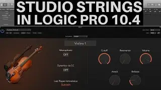 How to use the Studio Strings Instrument in Logic Pro X