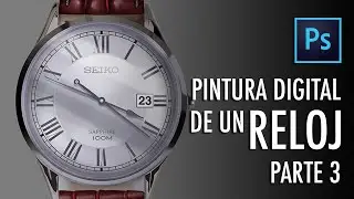 Pintura digital de un reloj Parte 3
