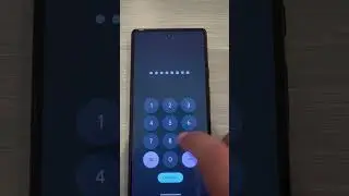 La animacion del passcode en #Android14 👌🏽👌🏽👌🏽