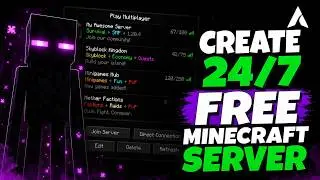 How To Make FREE 24/7 Minecraft Server Java + Bedrock | Best 24/7 FREE Minecraft Hosting