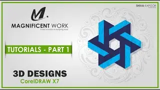 3D wallpaper design in Coreldraw (Part__1)