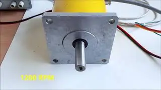 NEMA 42 stepper motor running at high speed with MST-107 drive