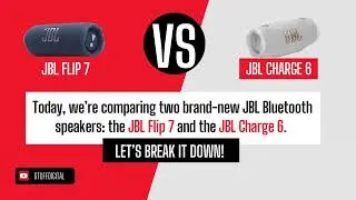 Which One is the Best? 🔊 JBL Flip 7 vs JBL Charge 6