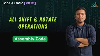 Shift & Rotate Instructions: SHL, SHR, SAL, SAR, ROL, ROR, RCL, RCR | Microprocessor Bangla Tutorial