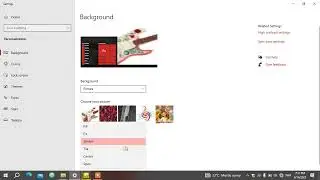 How to change desktop background on windows