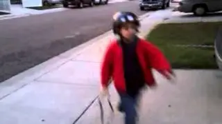 My son has a slingshot.