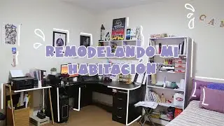 REMODELANDO MI HABITACIÓN | nuevo escritorio, tour, haul✨