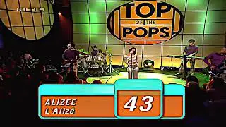 Alizée - L'alize 2k 60fps(Top of the pops 2002 - england)