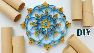 Great recycling idea with toilet paper rolls! ♻️| recycling ideas for home decor