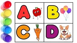 Abcd alphabet learning for toddler | 123 number Counting for kids | read and write for Nursury rhyme