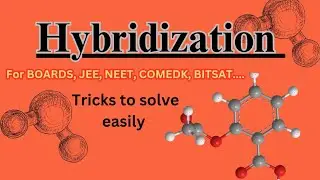 Learn to find HYBRIDIZATION and Shapes of molecules using SHORT TRICKS 🤯