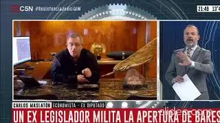 Carlos Maslatón destrozó a Gustavo Sylvestre (10-08-2020)