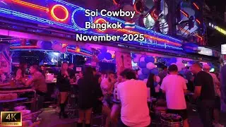 Soi Cowboy 4K Slow Motion | Bangkok 