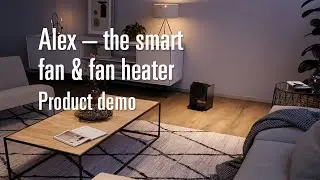 Product demo fan heater Alex