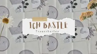 Trauerkarten basteln aus einem Block von #action und ein bisschen erzählen