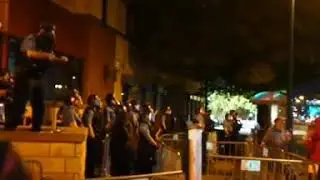 Police and protesters clashed in #Minneapolis #US #USA #AMERICA
