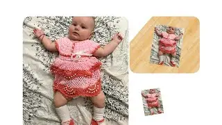 tutorial vestito 👗 Nicol  1 parte.da 3 a 6 mesi
