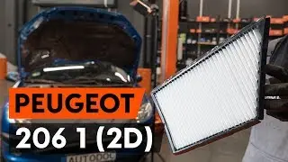 How to change pollen filter / cabin filter on PEUGEOT 206 1 (2D) [TUTORIAL AUTODOC]