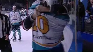 Драка - Сауторн Джордон (Торпедо) vs. Рыбницкий Евгений (Рубин)