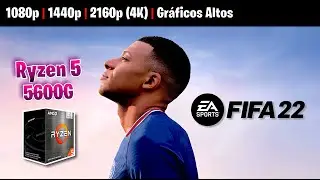✅ FIFA 22 ✅ Ryzen 5 5600G ✅ VEGA 7 ✅ 1080p - 1440p - 4K ✅ PC BAJOS RECURSOS