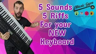 Easy Piano Lesson :  5 Riffs for 5 Sounds for Piano and Keyboards