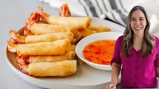 Thai Shrimp in a Blanket (Goong Hom Pha)- Just 2 Ingredients!
