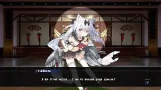 Azur Lane : Crosswave -Yukikaze Marriage Scene