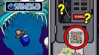 Among Us New Map - Secret QR Code?? (New SUBMERGED Map - by 