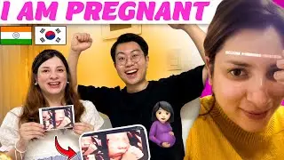 Good News🤰🏻Finding out I am Pregnant | Indian Korean baby coming 👶